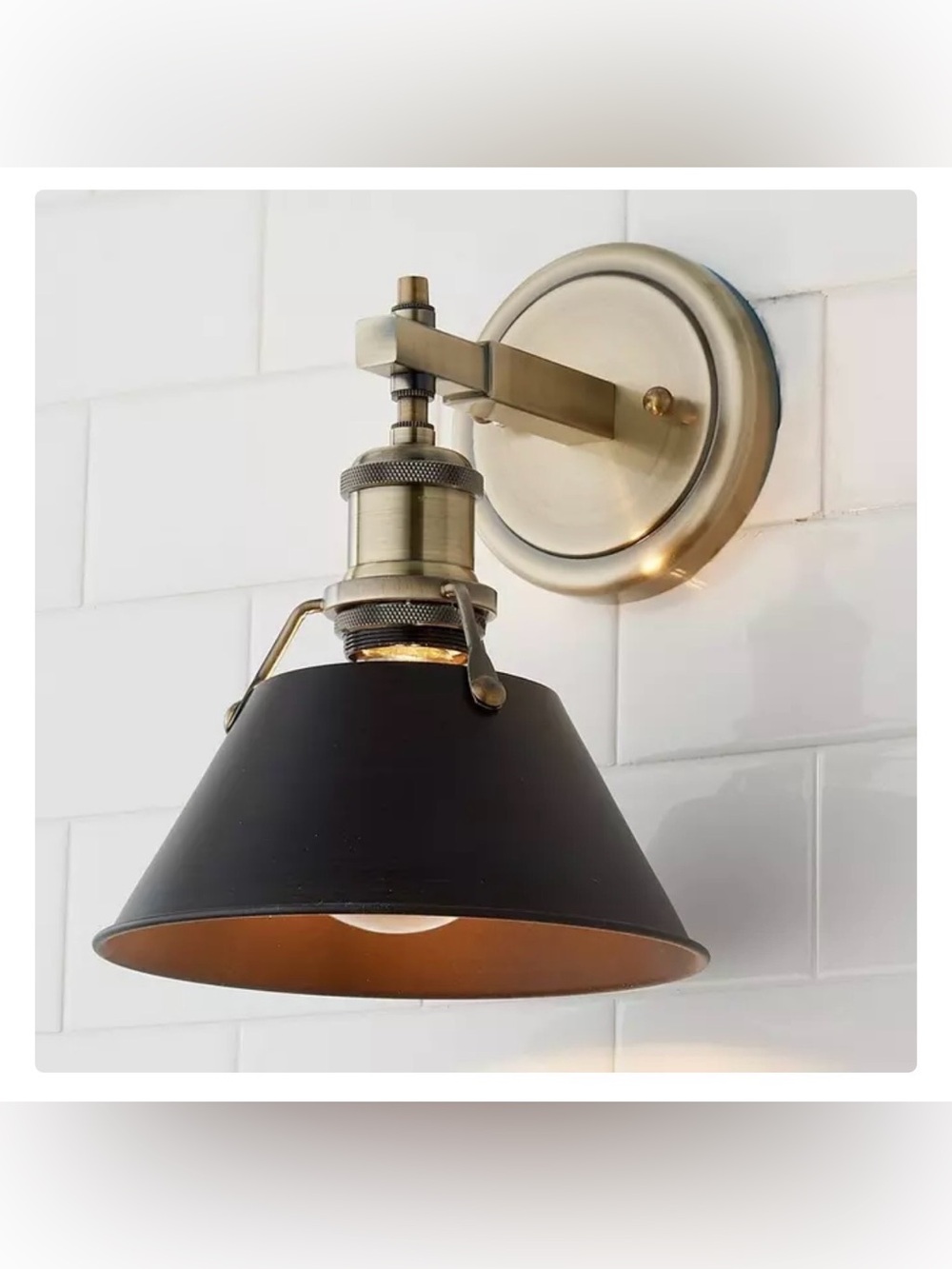 Shades of Light - NWT. Truncated Cone Shade Sconce
